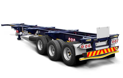 Skeletal Container Trailer